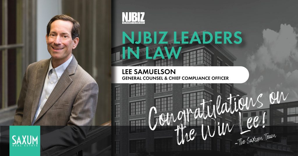 Lee Samuelson Recognized as NJBIZ Leader in Law of 2022